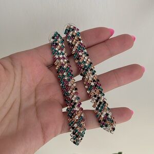 Formal Multi Colored Earrings